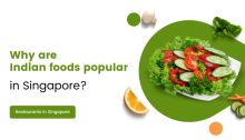 Why are Indian foods popular in Singapore